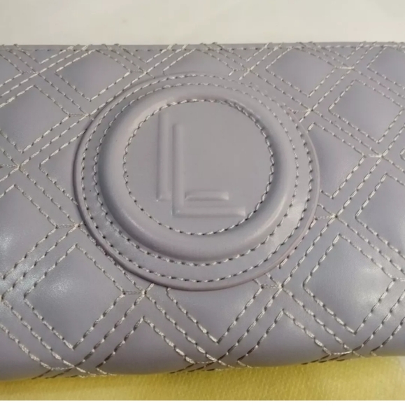 Loulu Wallet NEW Beautiful Design Light Purple quilted vegan leather - Picture 5 of 6